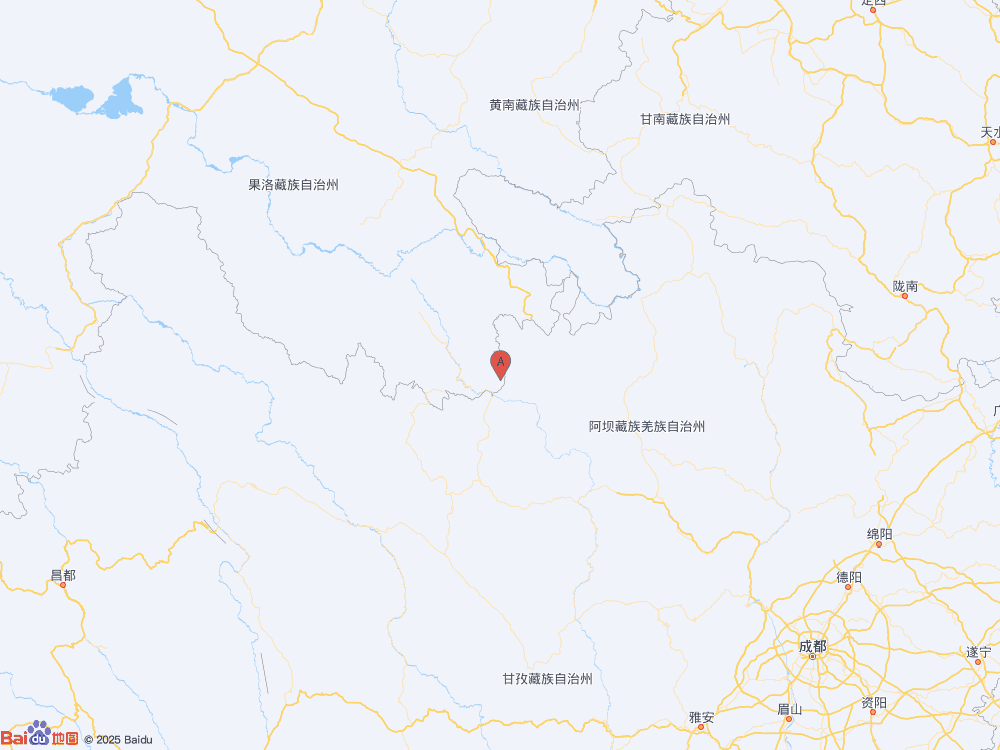 青海果洛州班瑪縣發(fā)生3.0級(jí)地震